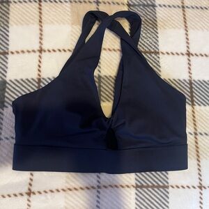 Fabletics Midnight Blue Halter Sports Bra